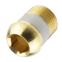Danfoss R 3/8 Nippel für RA, RAV(L), FJV, RLV, AVDO, VMT vernickelt 013G3181