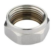 Danfoss R 1 Überwurfmutter für RA, RAV(L), FJV, RLV, AVDO, VMT vernickelt 013G3186