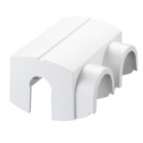 Danfoss Kunststoffabdeckung für VHS Eck in weiß RAL9016 (Badheizkörper) 013G4673