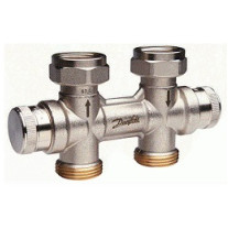 Danfoss dynamischer Hahnblock RLV-KDV für Ventil-Heizkörper G 3/4'', Durchgang 013G7873
