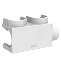 Danfoss Kunststoffabdeckung für VHS-DV Eck, Fühler links in weiß RAL9016, Heizkörper 3/4'' 013G7970