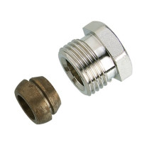 Danfoss Klemmverbinder R 3/8 AG auf 10mm, für Stahl- und Kupferrohre  013G4100