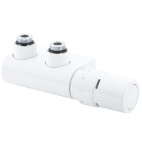Danfoss Anschlussarmatur VHX Duo Set 1/2'' Eck weiß 013G4281