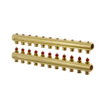 Danfoss Fussbodenheizungs-Verteiler FHF-11 11 Kreise, ohne Durchflussanzeige 088U0511
