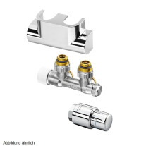 Oventrop Anschluss-Set Multiblock T Eck Edelstahl 1184384