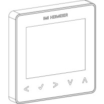 Heimeier neoStat V2 Raumthermostat 230 V, Smart Home, silber 1500-01.501