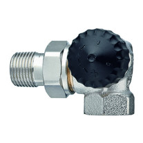 Heimeier Thermostat-Ventilunterteil Winkeleck rechts, DN10 mit geringem Widerstand 2340-01.000
