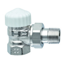 Heimeier Thermostat-Ventilunterteil V-exact II ''kurz'', Eckform, DN20 3451-03.000