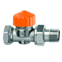 Heimeier Thermostatventil Eclipse, Durchgang, verkürzt, DN10 3/8'', automatische Durchflussregelung 3462-01.000