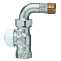 Heimeier Thermostat-Ventilunterteil V-exact II, mit Bogenverschraubung, DN15 3756-02.000