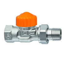 Heimeier Thermostatventil Eclipse, Durchgangsform, DN15 1/2'', automatische Durchflussregelung 3932-02.000