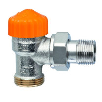 Heimeier Thermostatventil Eclipse, Eckform, DN15, Außengewinde G3/4 automatische Durchflussregelung 3935-02.000