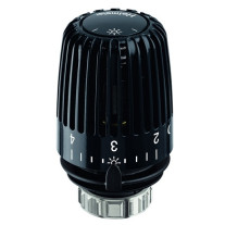 Heimeier Thermostat-Kopf K RAL 9005 schwarz, Standard 6000-00.507