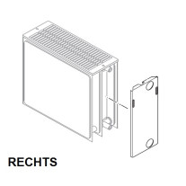 Buderus Seitenteil Plan Rechts 33 900mm für Kompaktheizkörper mit planer Front bis Baujahr 2013 6508446