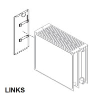 Buderus Seitenteil Plan Links V 33 600mm für Ventilheizkörper mit planer Front bis Baujahr 2013 6508484