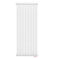 Arbonia Ventil-Röhrenradiator Standard 4-Säuler H: 150 L: 22,5cm, Modell 4150, weiß, 5 Glieder