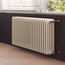 Arbonia Cambiotherm Austausch-Röhrenradiator 4-Säuler H: 107 L: 47,4cm, Modell 4107, weiß, 10 Glieder