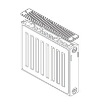 Buderus Aufsteckgitter Typ 21S Länge 2400mm für Buderus Flachheizkörper 87183402240