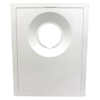 Heimeier Rahmen und Abdeckplatte für Multibox, K, RTL, K-RTL, weiß 9300-00.800