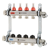 Heimeier Heizkreisverteiler Dynalux Durchflussmengenanzeiger, 6 Heizkreise 9320-06.800