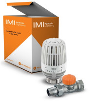 Heimeier Set 2 Thermostatkopf K eco und Thermostatventil Eclipse DN10, Durchgang 9696-25.800