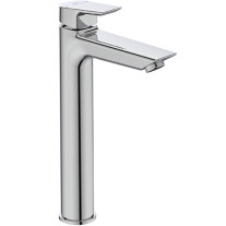 Ideal Standard Tesi Waschtischarmatur mit verlängertem Sockel chrom, Ausladung 140mm, 5 l/min. A6575AA