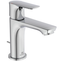 Ideal Standard Connect Air Waschtischarmatur Slim mit Ablaufgarnitur chrom, Ausladung 107mm, 5 l/min. A7007AA