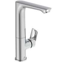 Ideal Standard Connect Air Waschtischarmatur mit hohem schwenkbarem Auslauf Chrom, Ausladung 140mm, 5 l/min, ohne Ablaufgarnitur A7023AA