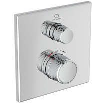 Ideal Standard Brausethermostat UP Ceratherm Navigo 1 Verbraucher Eckig, Chrom A7301AA