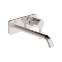 Ideal Standard Wand-Waschtischarmatur JOY, BS2 Ausladung 225mm eckig eckige rose tte, chrom A7381AA