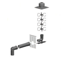 Atec Schacht-Set DN80 inkl. Verbindungsleitung 1370