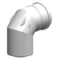 Atec 87 Grad-Kontroll-Bogen PC DN80/125 1401