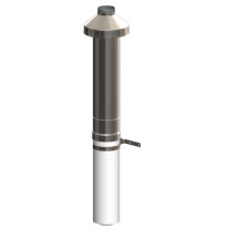 Atec Dachhochführung DN80/125 Edelstahl 650mm über Dach 1455