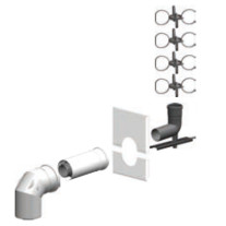 Atec Schacht-Set PC DN80/125-DN80 Kunststoff 1470