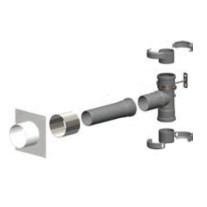 Atec Anschluss-Set DN80/125-DN160 636381