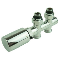 Purmo Armatur für Badheizkörper 50mm verchromt  Durchgang AZ1XTPS9037004C