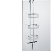 Avenarius Serie Körbe Duschkombination 3-fach mit Wischer 9014063010