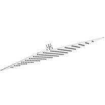 Ideal Standard Regenbrause Idealrain Luxe 400x400mm Edelstahl gebürstet B0389MY