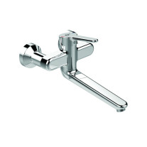 Ideal Standard Ceraplus 2 Wand-Waschtischarmatur 280mm Chrom, Ausladung 280-299mm, absperrbaren S-Anschlüssen BC112AA