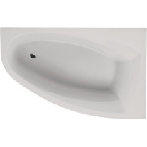 Belli Silver Raumspar-Badewanne L: 150 B: 95 H: 42,5cm 0020239000001 weiß Ausfuehrung rechts 