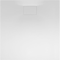Belli Flat Carré E Rechteck-Duschwanne L: 100 B: 100 H: 1,2cm 0030334000001 weiß, inkL: Abdeckung eckig weiß 