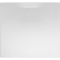 Belli Flat Carré E Rechteck-Duschwanne L: 100 B: 90 H: 1,1cm 0030336000001 weiß, inkL: Abdeckung eckig weiß 