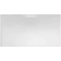 Belli Flat Carré E Rechteck-Duschwanne L: 160 B: 90 H: 1,1cm 0030345000001 weiß, inkL: Abdeckung eckig weiß 