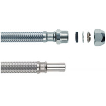 Belli Panzerschlauch TAQ-FLX-BICO-3P BL-1010, 500mm lang, DN8, Anschluss 10 x 10 mm 202106