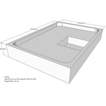 Belli Duschwannenträger für Arenal E 100x70cm SD93083