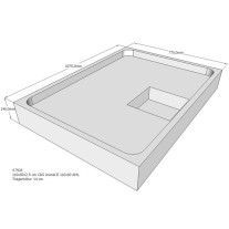 Belli Duschwannenträger für Arenal E 110x80cm SD94024