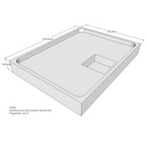 Belli Duschwannenträger für Arenal E 120x90cm SD94026