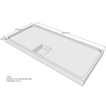 Belli Duschwannenträger für Flat New E 190x90 SD94086