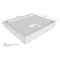 Belli Duschwannenträger für Sito E 90x80 SD94210