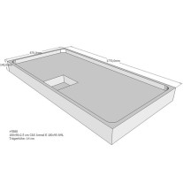 Belli Duschwannenträger für Arenal E 180x90cm SD94227